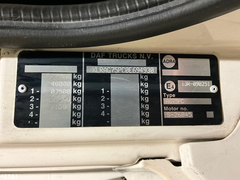 DAF FAG 75 CF 250 Euro 3 Geesink 17m³ on lease DAF FAG 75 CF 250 Euro 3 Geesink 17m³: picture 20 DAF FAG 75 CF 250 Euro 3 Geesink 17m³ on lease DAF FAG 75 CF 250 Euro 3 Geesink 17m³: picture 20