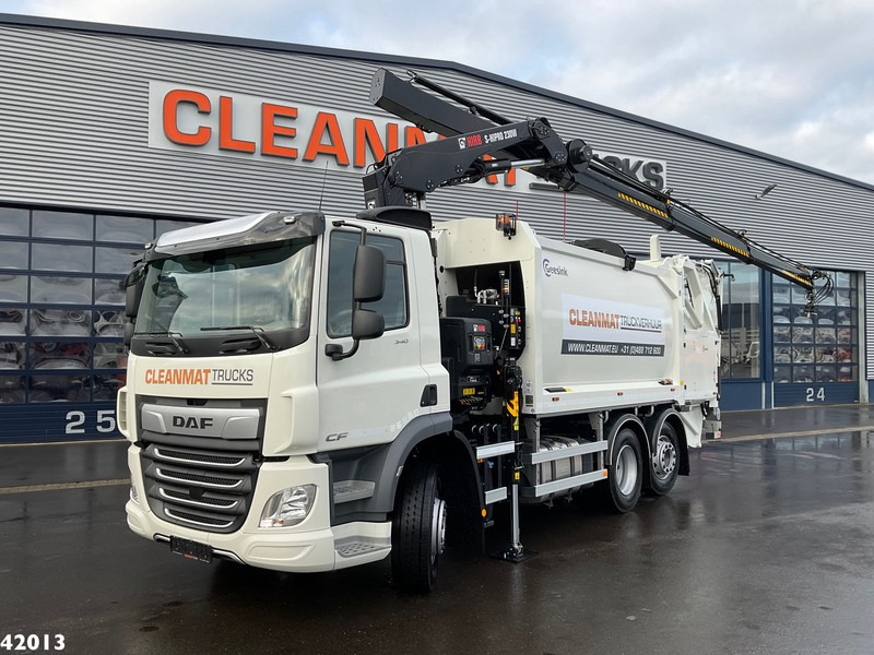 DAF FAN CF 340 Hiab 23 ton/meter laadkraan - Garbage truck: picture 1 DAF FAN CF 340 Hiab 23 ton/meter laadkraan - Garbage truck: picture 1