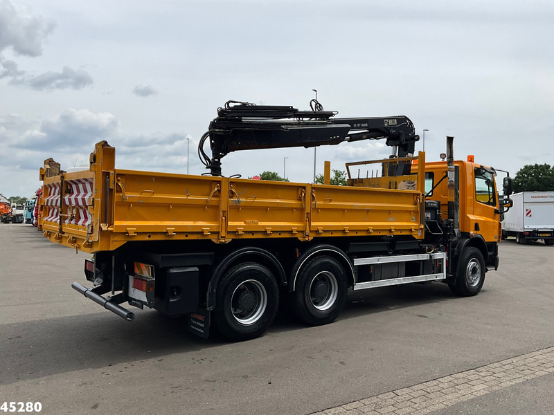 Tipper, Crane truck DAF FAT 75 CF 340 6x4 Manual Full steel Hiab 16 Tonmeter laadkraan: picture 7