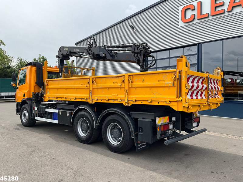 Tipper, Crane truck DAF FAT 75 CF 340 6x4 Manual Full steel Hiab 16 Tonmeter laadkraan: picture 8