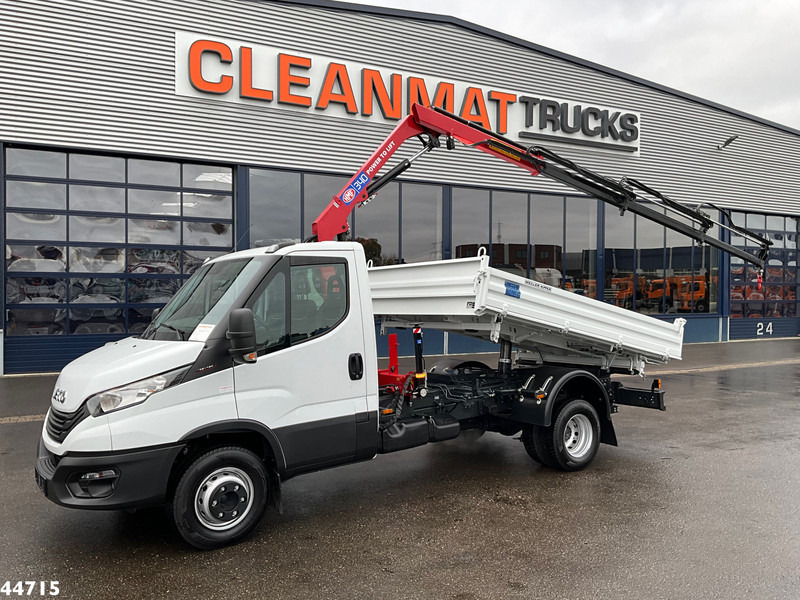 Iveco Daily 72C18 HMF laadkraan 3,4 Tonmeter laadkraan + Meiller 3-zijdige kipper New & Unused!! - Tipper: picture 1 Iveco Daily 72C18 HMF laadkraan 3,4 Tonmeter laadkraan + Meiller 3-zijdige kipper New & Unused!! - Tipper: picture 1