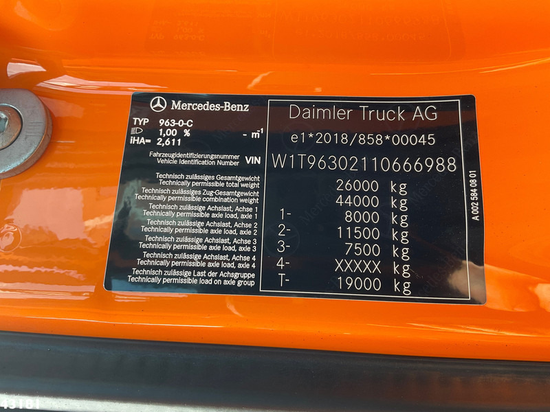 Hook lift truck Mercedes-Benz Actros 2643 VDL 21 Ton haakarmsysteem: picture 17 Hook lift truck Mercedes-Benz Actros 2643 VDL 21 Ton haakarmsysteem: picture 17