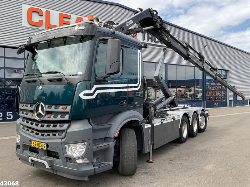 Mercedes-Benz Arocs 3251 8x4 Euro 6 Hiab 28 Tonmeter laadkraan - Hook lift truck, Crane truck: picture 1 Mercedes-Benz Arocs 3251 8x4 Euro 6 Hiab 28 Tonmeter laadkraan - Hook lift truck, Crane truck: picture 1
