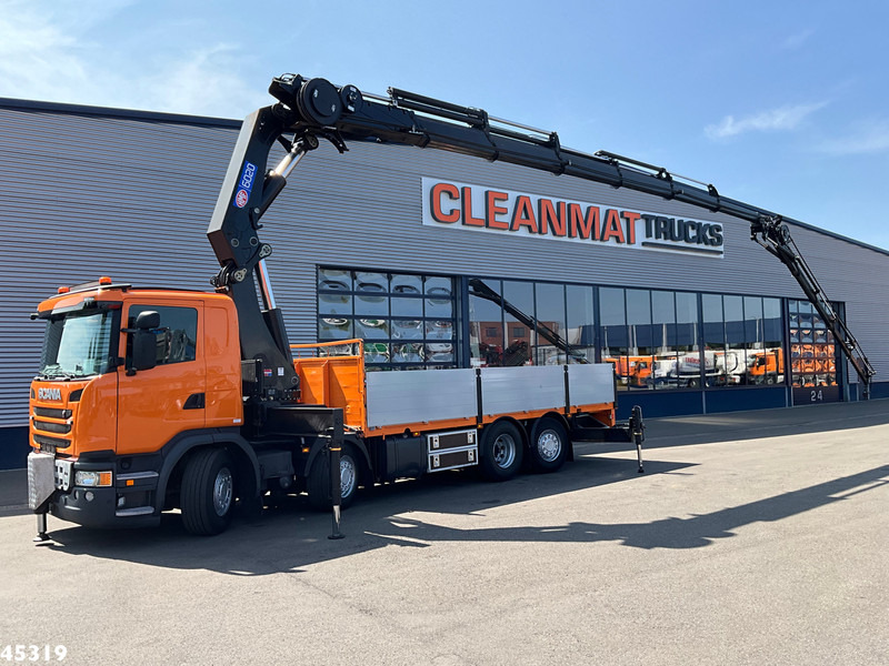 Scania G 450 Euro 6 HMF 60 Tonmeter laadkraan + Fly-Jib - Crane truck: picture 1 Scania G 450 Euro 6 HMF 60 Tonmeter laadkraan + Fly-Jib - Crane truck: picture 1