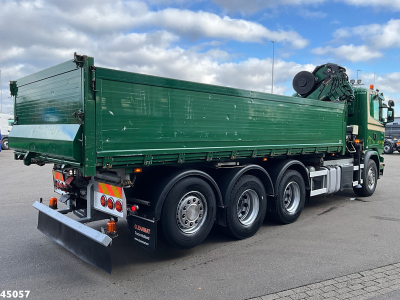 Tipper, Crane truck Scania G 490 8x4 Euro 6 Hiab 24 Tonmeter laadkraan: picture 7