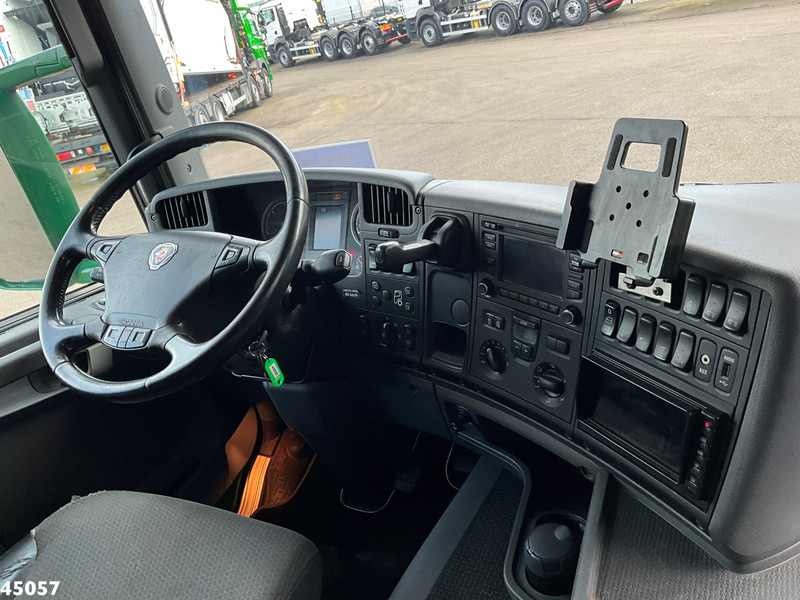 Interior photo 1: Tipper, Crane truck Scania G 490 8x4 Euro 6 Hiab 24 Tonmeter laadkraan
