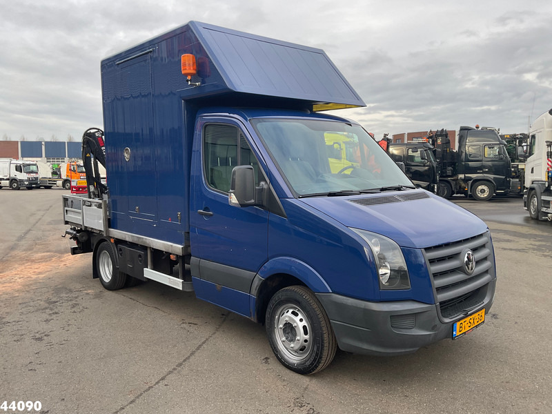 Crane truck Volkswagen Crafter Servicewagen Hiab 1,3 Tonmeter laadkraan Just 123.645 Km!: picture 6