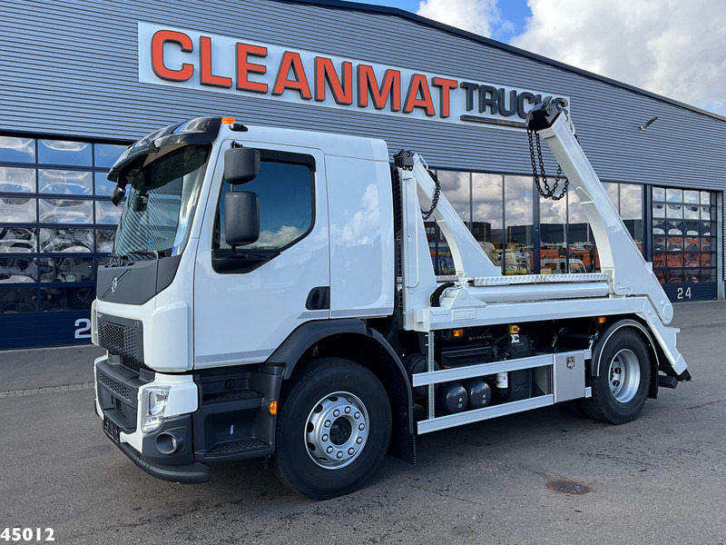 Skip loader truck Volvo FE 350 Euro 6 Hyva 14 Ton portaalarmsysteem: picture 1
