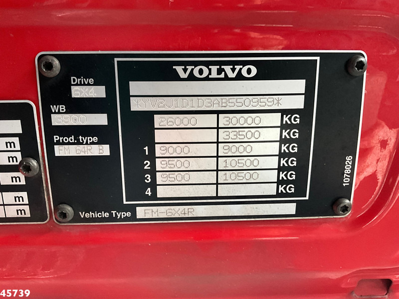 Hook lift truck Volvo FM 330 6x4 Hiab 21 Ton haakarmsysteem Just 35.598 Km!: picture 16 Hook lift truck Volvo FM 330 6x4 Hiab 21 Ton haakarmsysteem Just 35.598 Km!: picture 16
