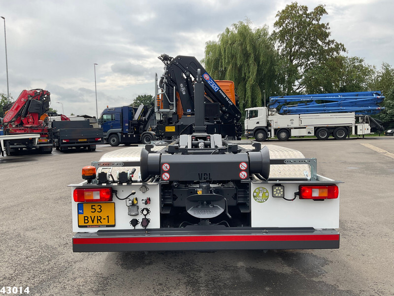 Hook lift truck, Crane truck Volvo FM 430 HMF 23 Tonmeter laadkraan: picture 6