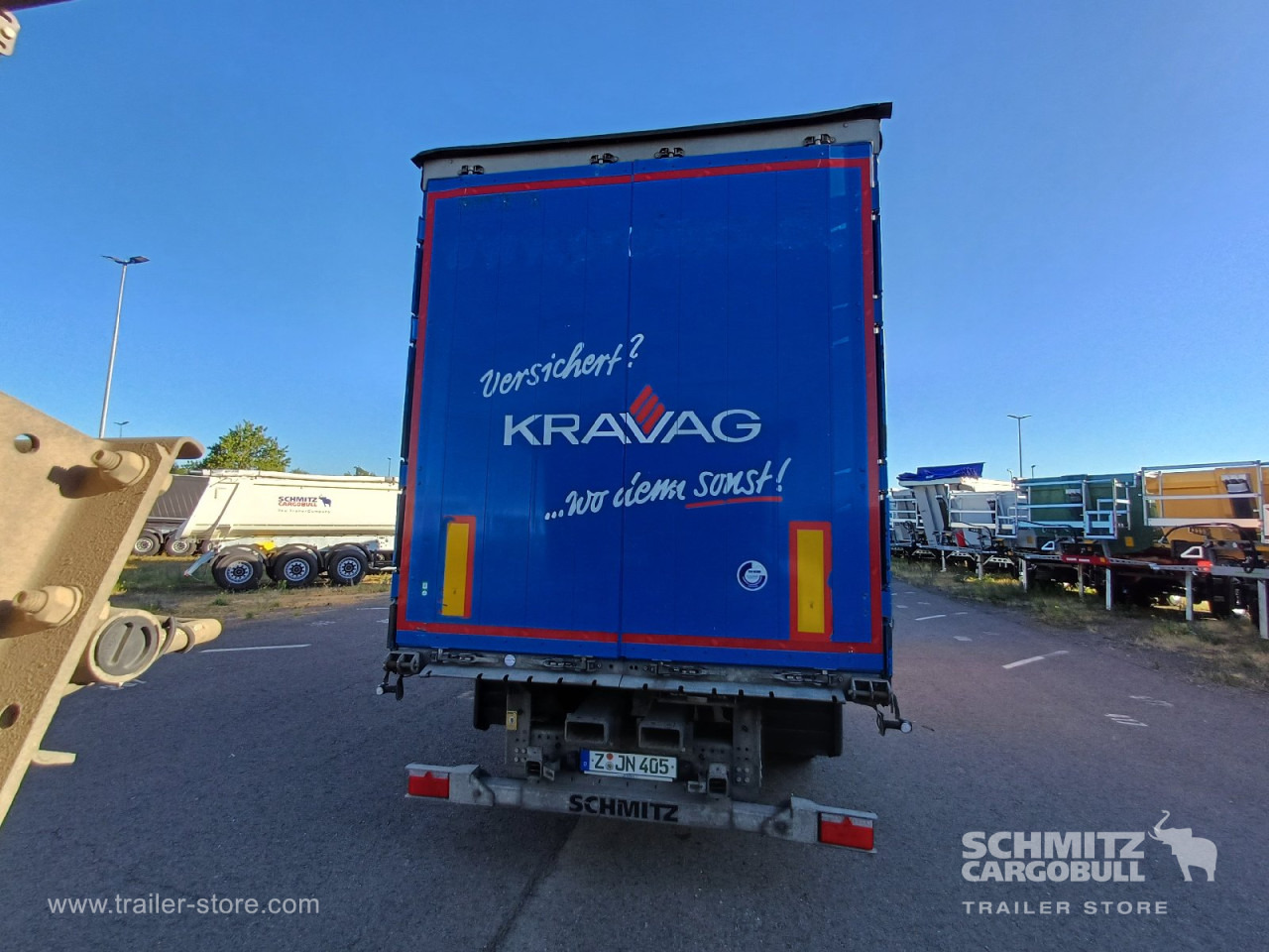 Curtainsider semi-trailer SCHMITZ Auflieger Curtainsider Standard Forklift holder: picture 14