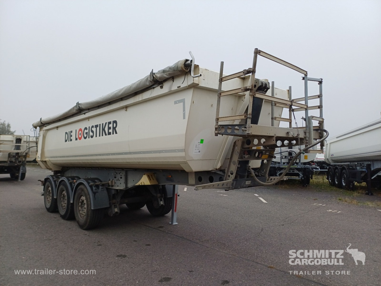 SCHMITZ Auflieger Kipper Stahlrundmulde 24m³ - Tipper semi-trailer: picture 1 SCHMITZ Auflieger Kipper Stahlrundmulde 24m³ - Tipper semi-trailer: picture 1