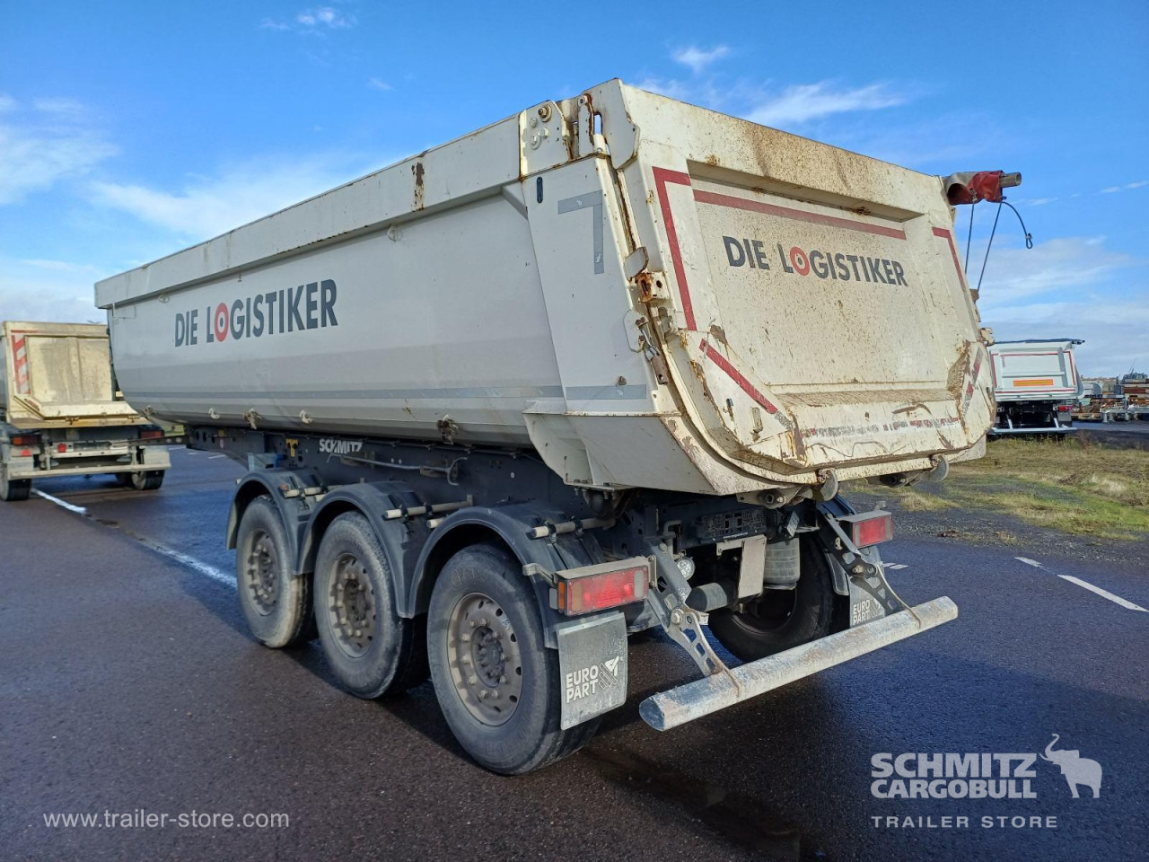 SCHMITZ Auflieger Kipper Stahlrundmulde 24m³ - Tipper semi-trailer: picture 4 SCHMITZ Auflieger Kipper Stahlrundmulde 24m³ - Tipper semi-trailer: picture 4