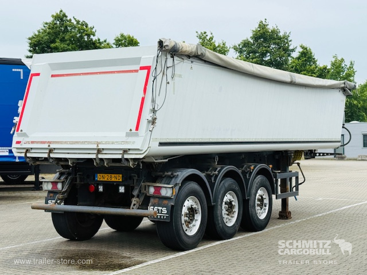 Tipper semi-trailer SCHMITZ Oplegger Kipper Alu kasten 31m³: picture 1