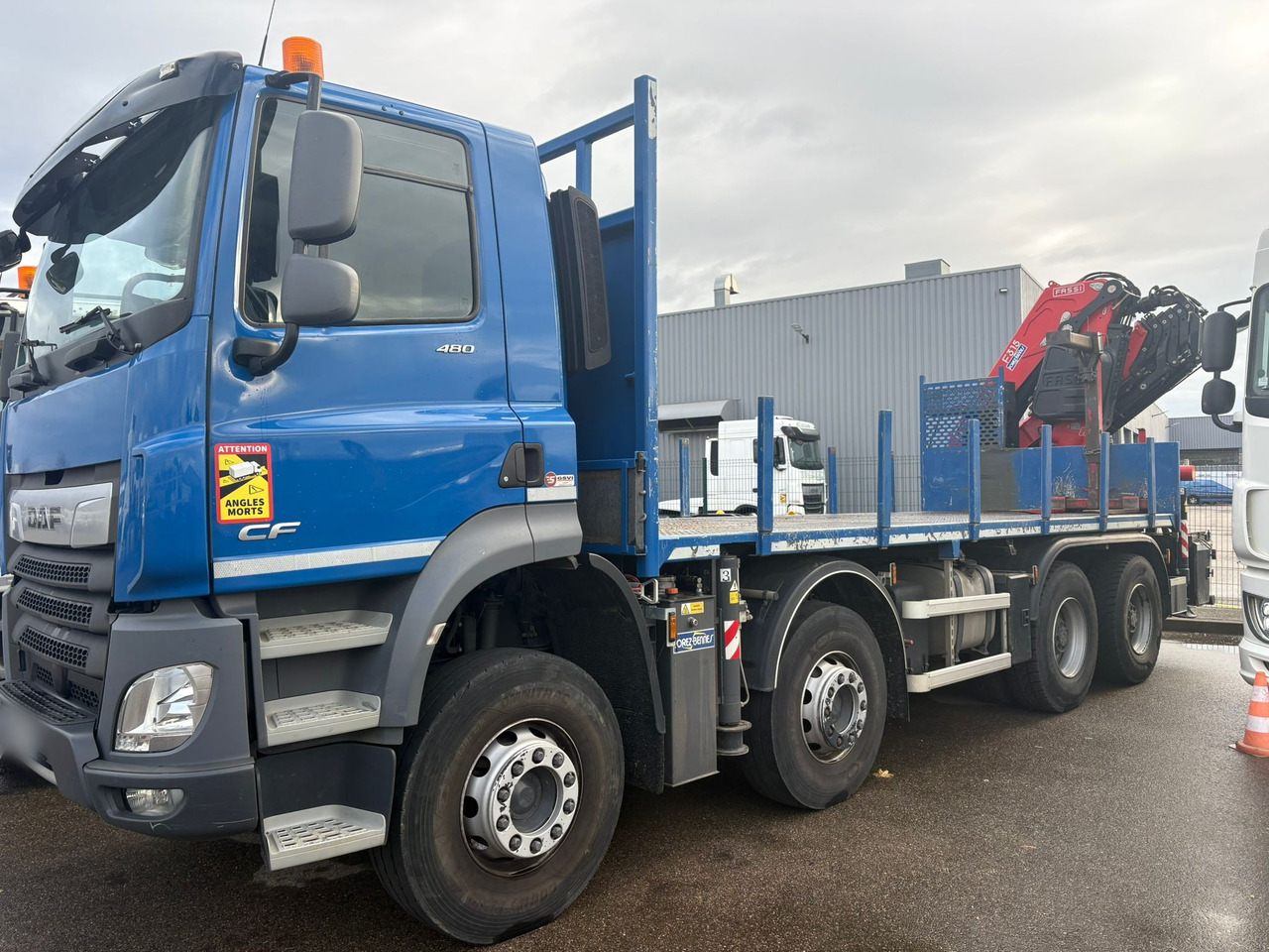 DAF CF 480 8x4 E6 / Fassi F315A.2.26 crane / flatbedCF 480 8x4 E6 / Fassi F315A.2.26 crane / flatbed - Crane truck: picture 3 DAF CF 480 8x4 E6 / Fassi F315A.2.26 crane / flatbedCF 480 8x4 E6 / Fassi F315A.2.26 crane / flatbed - Crane truck: picture 3