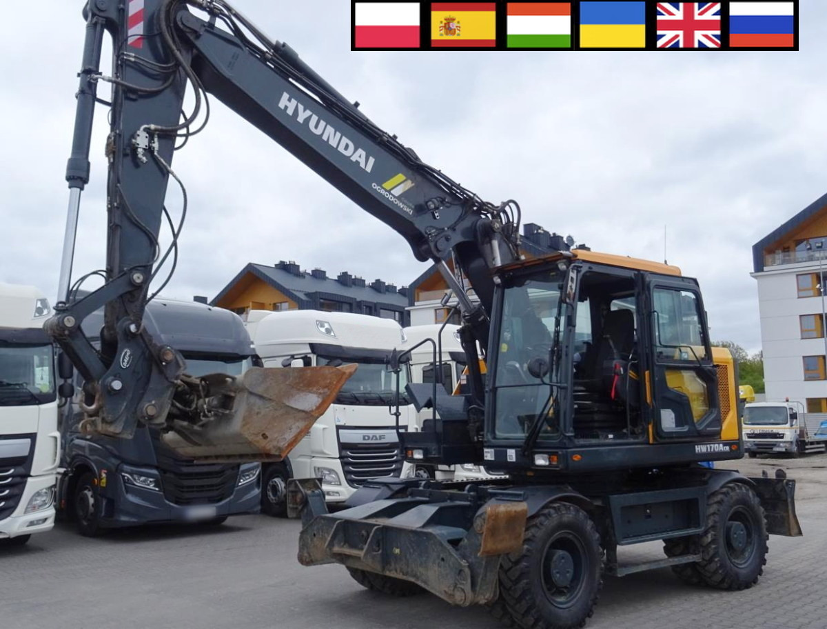 HYUNDAI HW170 ACR wheel excavator / 2000 MTH / 2022 / A/C - Wheel excavator: picture 1 HYUNDAI HW170 ACR wheel excavator / 2000 MTH / 2022 / A/C - Wheel excavator: picture 1