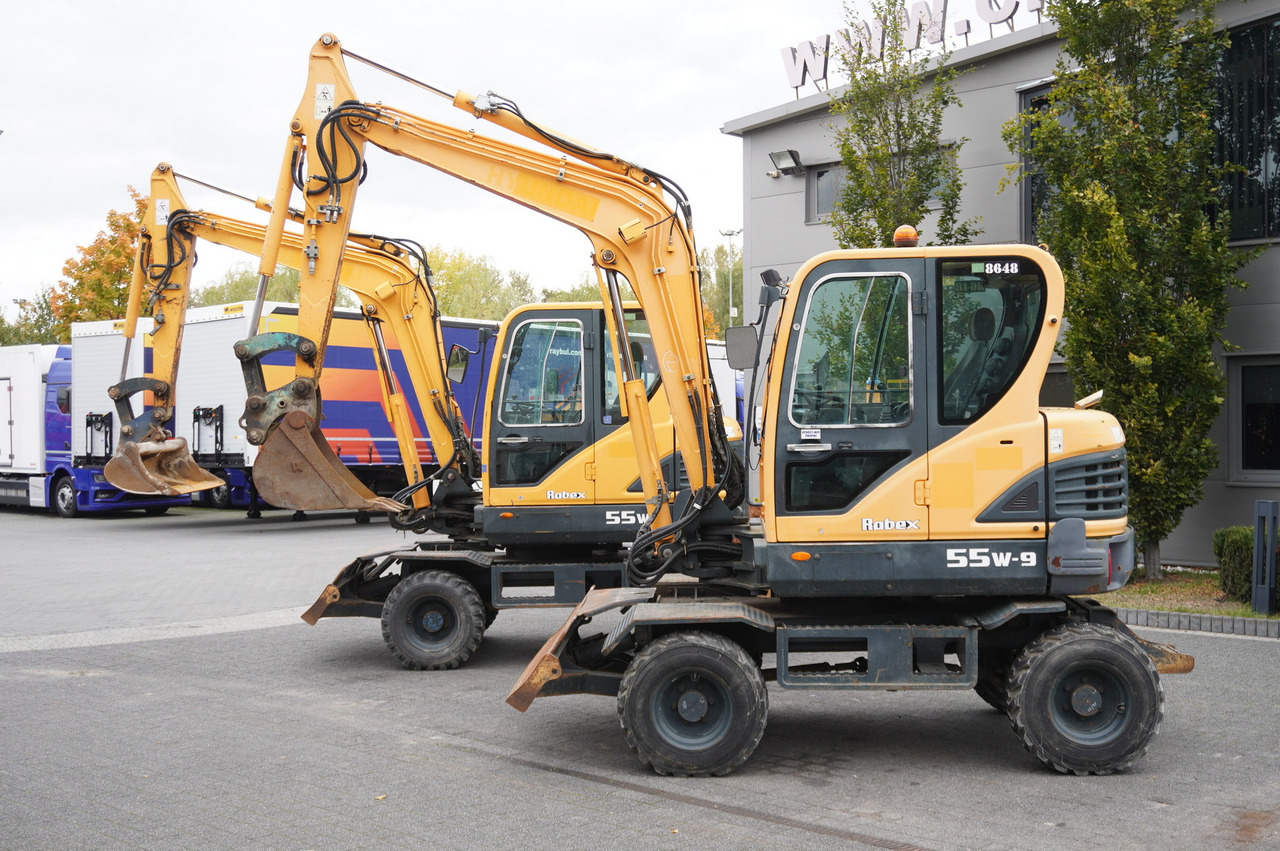 Mini excavator Hyundai Robex 55W-9 Wheeled Excavator 5.5t / 2pcs: picture 1