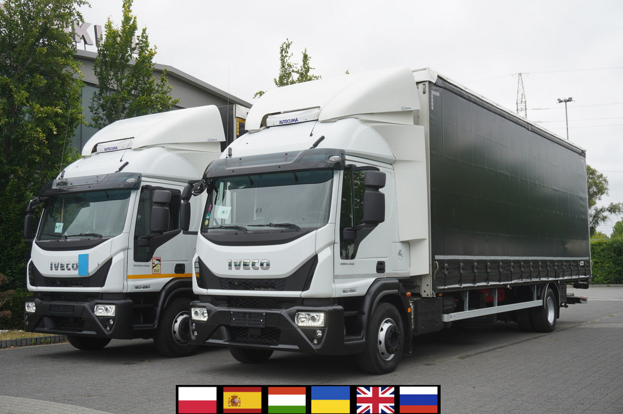 IVECO Eurocargo ML 160E28 E6 Glob / Curtainsider 21 EPAL / 2023 / 2 identical units - Tipper: picture 1 IVECO Eurocargo ML 160E28 E6 Glob / Curtainsider 21 EPAL / 2023 / 2 identical units - Tipper: picture 1
