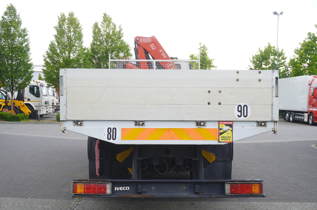 Dropside/ Flatbed truck, Crane truck IVECO STRALIS 19.310 E6 / Flatbed 19 EPAL / FASSI F135 / 225 MTH! / 5.7 T: picture 8