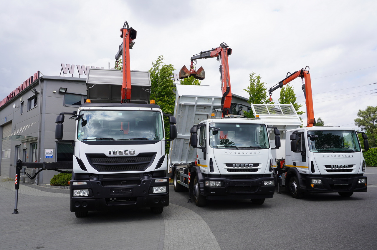 IVECO Stralis 310 E6 / NEW 3-sided tipper / Fassi F135 crane with remote control - Crane truck: picture 3 IVECO Stralis 310 E6 / NEW 3-sided tipper / Fassi F135 crane with remote control - Crane truck: picture 3