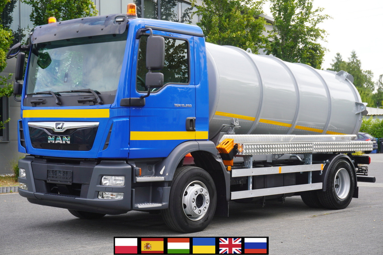 MAN TGM 15.250 / NEW septic tank (07/2025) superstructure 8000 l / 160 tho. km! - Slurry tanker: picture 1 MAN TGM 15.250 / NEW septic tank (07/2025) superstructure 8000 l / 160 tho. km! - Slurry tanker: picture 1