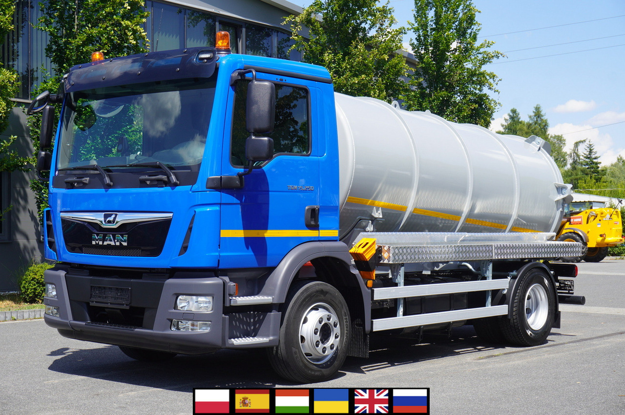 MAN TGM 15.250 / NEW septic tank (07/2025) superstructure 8000 l / 160 tho. km! - Tank truck: picture 1 MAN TGM 15.250 / NEW septic tank (07/2025) superstructure 8000 l / 160 tho. km! - Tank truck: picture 1