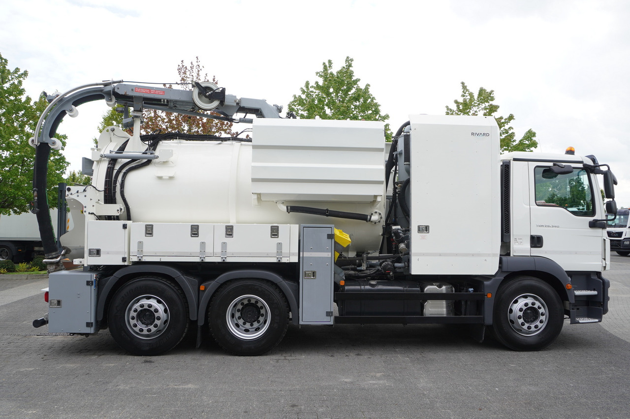 MAN TGM 26.340 E6 / RIVARD sewage cleaner 11.8 m3 / 170 tho. km / steered axle - Vacuum truck: picture 2 MAN TGM 26.340 E6 / RIVARD sewage cleaner 11.8 m3 / 170 tho. km / steered axle - Vacuum truck: picture 2