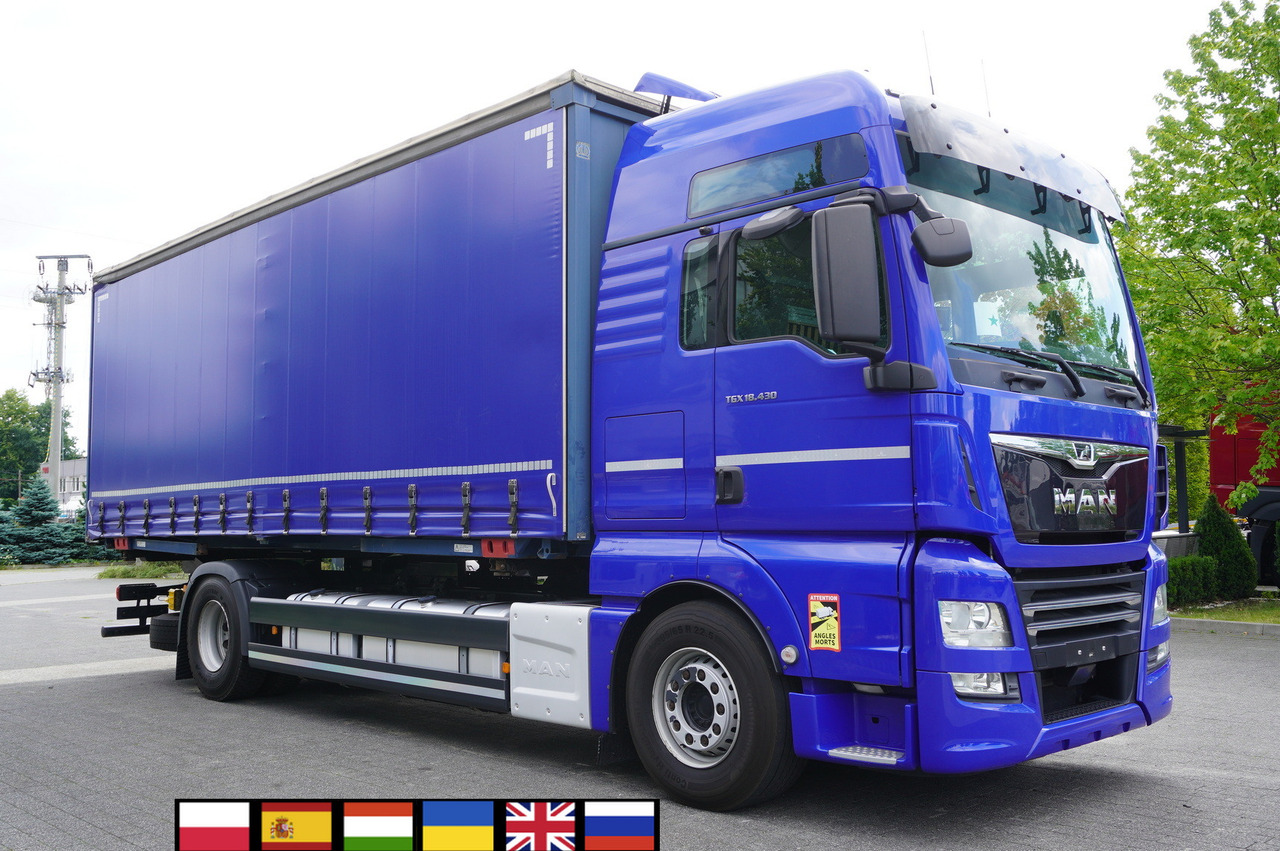 MAN TGX 18.430 / Curtainsider 18 EPAL / Sleeper cab / 2021 / 4 units - Container transporter/ Swap body truck: picture 1 MAN TGX 18.430 / Curtainsider 18 EPAL / Sleeper cab / 2021 / 4 units - Container transporter/ Swap body truck: picture 1