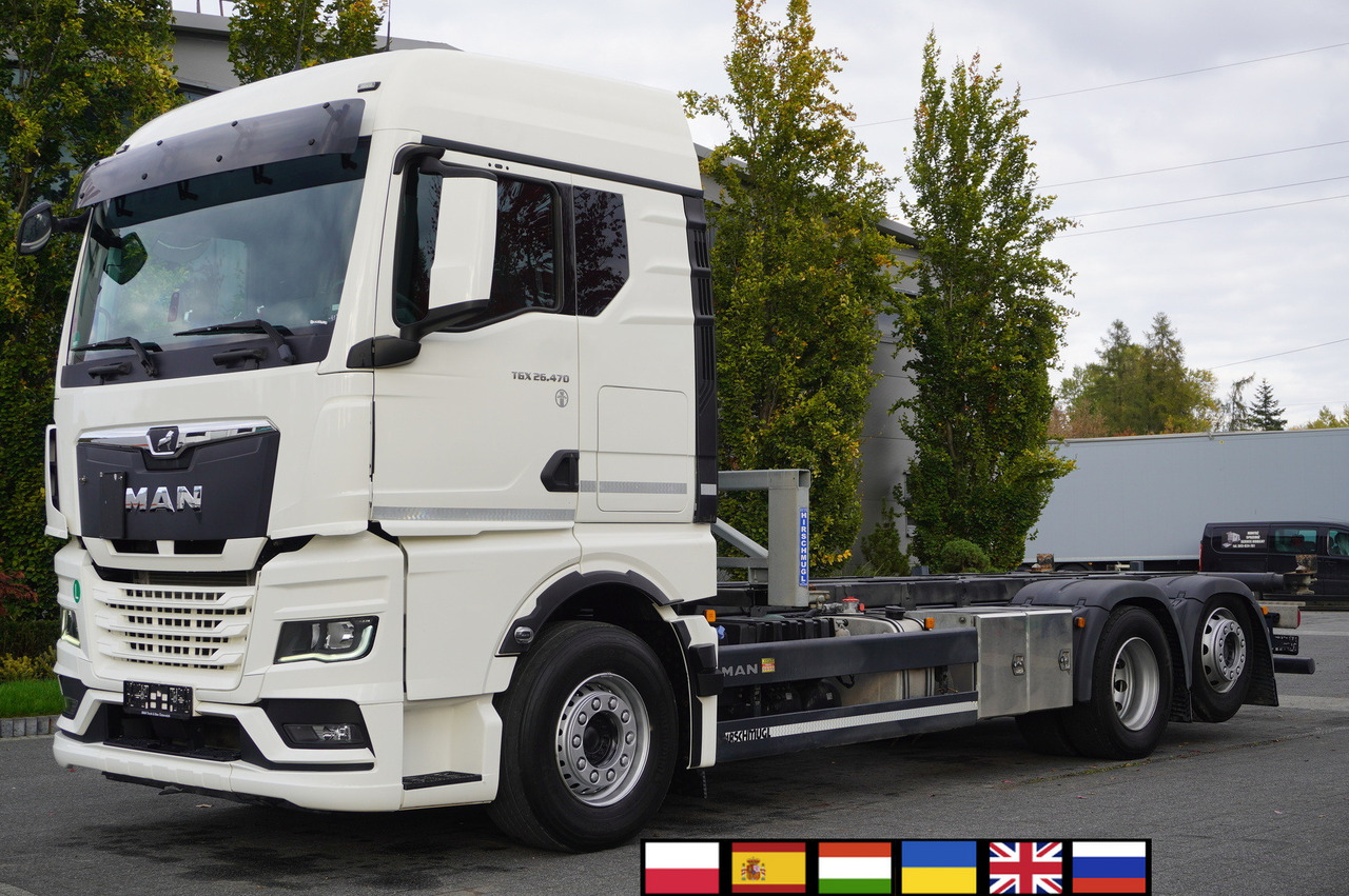 MAN TGX 26.470 6x2 COINTAINERKIPPER HYVA HIRMSCHLING / 200 tho. km! - Tipper: picture 1 MAN TGX 26.470 6x2 COINTAINERKIPPER HYVA HIRMSCHLING / 200 tho. km! - Tipper: picture 1