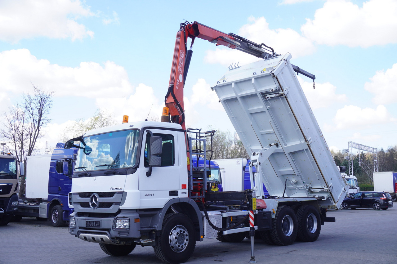 MERCEDES-BENZ Actros 2641 6×4 E5 / Crane / Dumper / 110000 km! - Dropside/ Flatbed truck, Crane truck: picture 2 MERCEDES-BENZ Actros 2641 6×4 E5 / Crane / Dumper / 110000 km! - Dropside/ Flatbed truck, Crane truck: picture 2