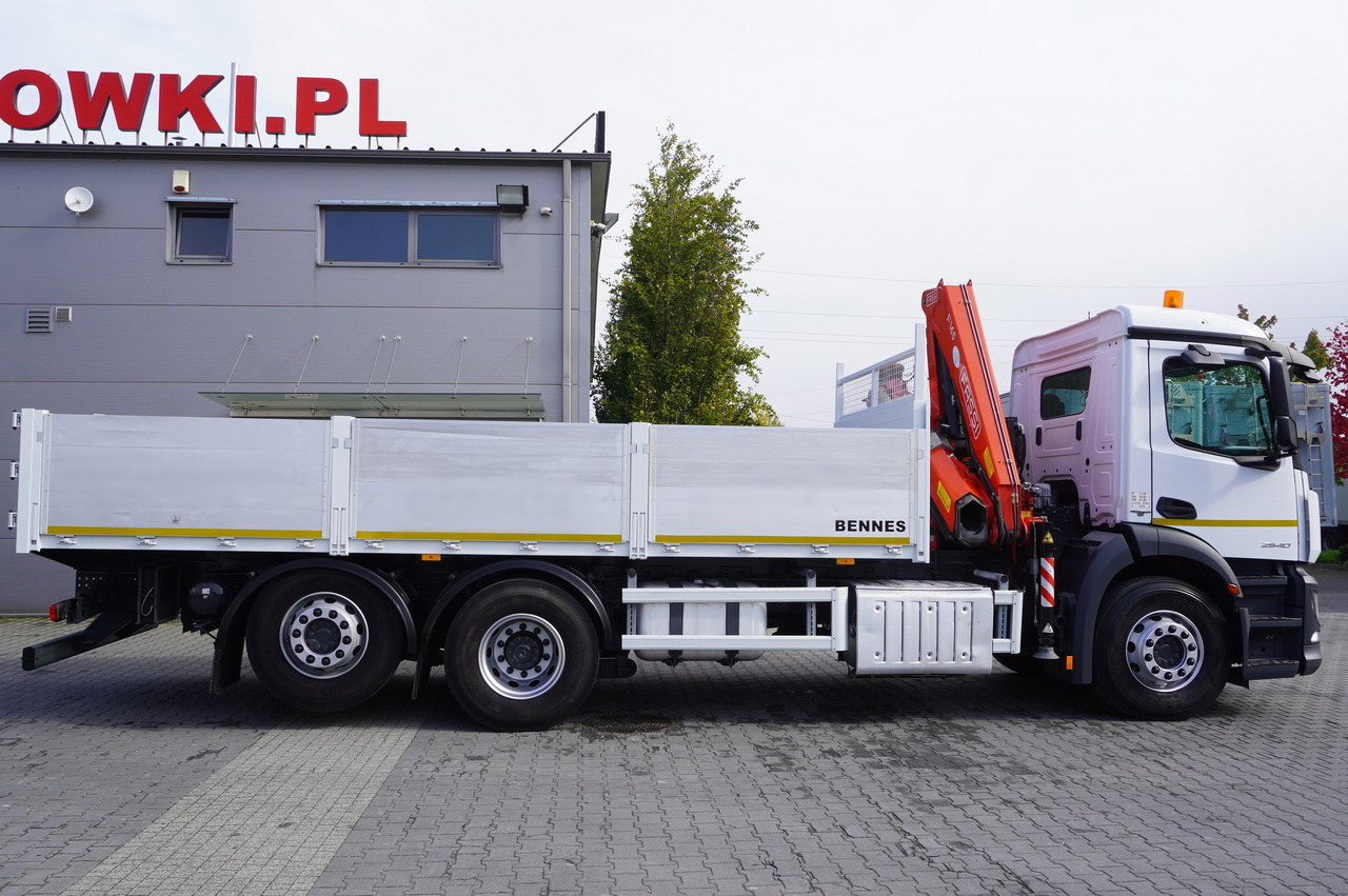 MERCEDES-BENZ Antos 2540 / Flatbed 15 EPAL / Fassi F165 / 6.1 t / 8 m reach / remote control / rotator / 1600 MTH / steered axle - Dropside/ Flatbed truck, Crane truck: picture 3 MERCEDES-BENZ Antos 2540 / Flatbed 15 EPAL / Fassi F165 / 6.1 t / 8 m reach / remote control / rotator / 1600 MTH / steered axle - Dropside/ Flatbed truck, Crane truck: picture 3