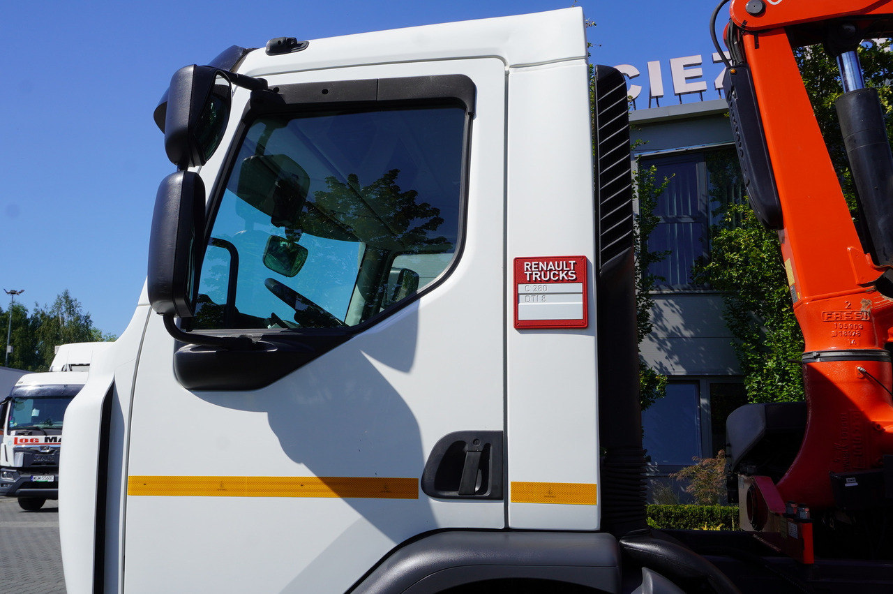 Crane truck RENAULT C280 DTI 8 / FASSI crane 5.6 T / range 8 m / Flatbed 15 EPAL: picture 20