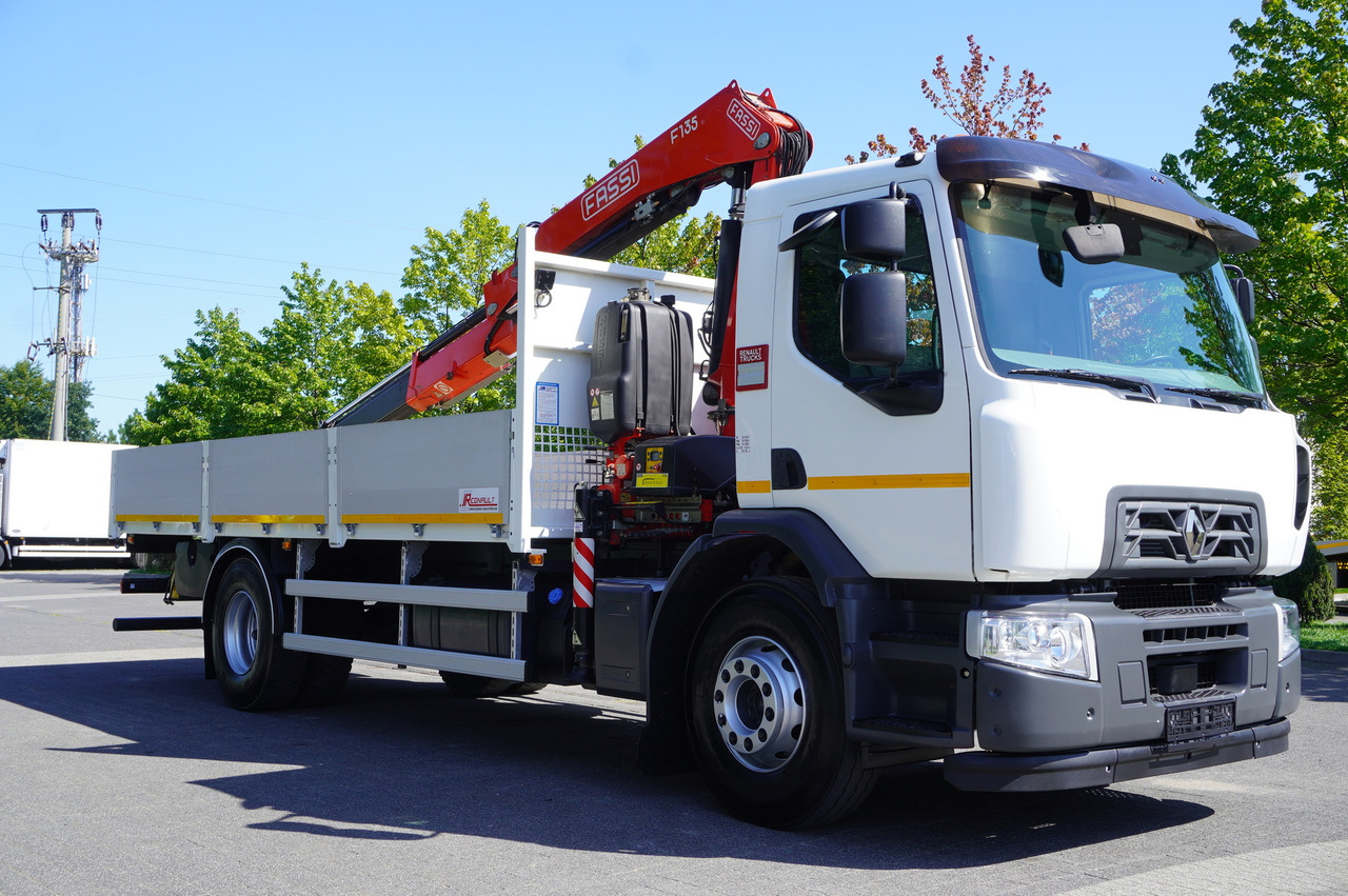 Crane truck RENAULT C280 DTI 8 / FASSI crane 5.6 T / range 8 m / Flatbed 15 EPAL: picture 7