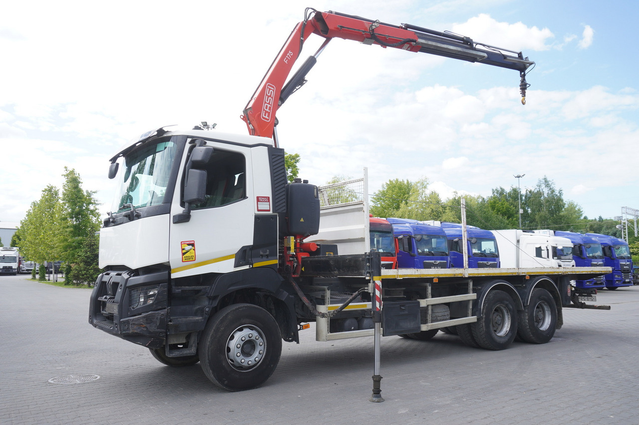 RENAULT K380 6x4 / FASSI F175 crane 7.85 t / 120 thousand km! on lease RENAULT K380 6x4 / FASSI F175 crane 7.85 t / 120 thousand km!: picture 9