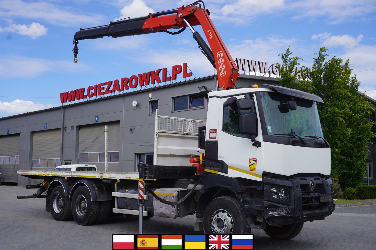 RENAULT K380 6x4 / FASSI F175 crane 7.85 t / 120 thousand km! - Crane truck: picture 3 RENAULT K380 6x4 / FASSI F175 crane 7.85 t / 120 thousand km! - Crane truck: picture 3
