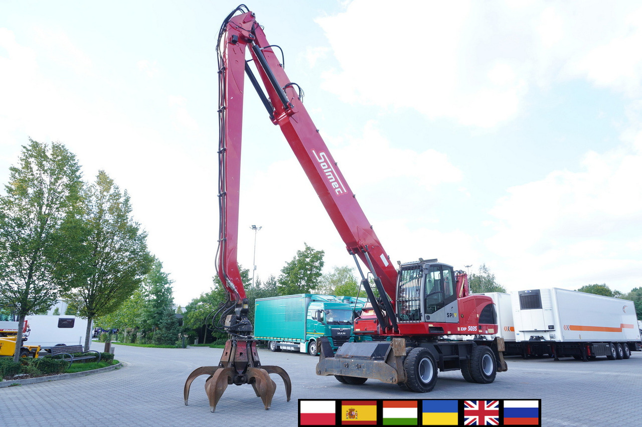 Solmec EXP 5035 / 6000 mth ! / 37t material handler - Wheel excavator: picture 1 Solmec EXP 5035 / 6000 mth ! / 37t material handler - Wheel excavator: picture 1