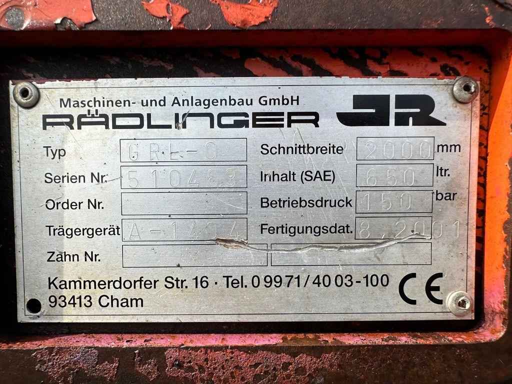 Grabenräumlöffel 2000 mm - Excavator bucket for Construction machinery: picture 5 Grabenräumlöffel 2000 mm - Excavator bucket for Construction machinery: picture 5