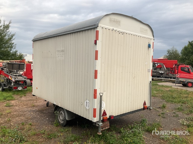 2012 Warrlich 3,50/80/KM/H S/A Enclosed Trailer - Construction container, Trailer: picture 2 2012 Warrlich 3,50/80/KM/H S/A Enclosed Trailer - Construction container, Trailer: picture 2