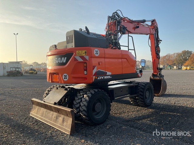 2019 Doosan DX 165 W-5 Wheel Excavator - Wheel excavator: picture 3 2019 Doosan DX 165 W-5 Wheel Excavator - Wheel excavator: picture 3