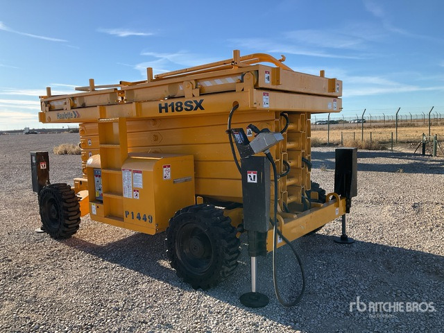 2003 Haulotte H18SX 4x4 Diesel Scissor Lift - Scissor lift: picture 4 2003 Haulotte H18SX 4x4 Diesel Scissor Lift - Scissor lift: picture 4