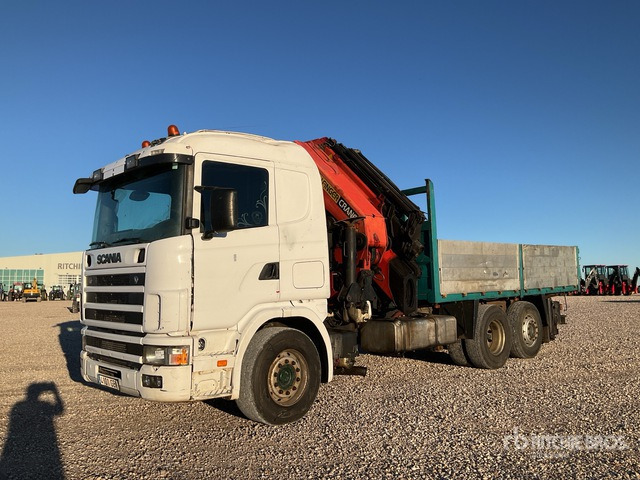 2003 Scania R124L 2007 Palfinger PK60002 19000 kg ... Flatbed Truck with Crane - Dropside/ Flatbed truck, Crane truck: picture 3 2003 Scania R124L 2007 Palfinger PK60002 19000 kg ... Flatbed Truck with Crane - Dropside/ Flatbed truck, Crane truck: picture 3