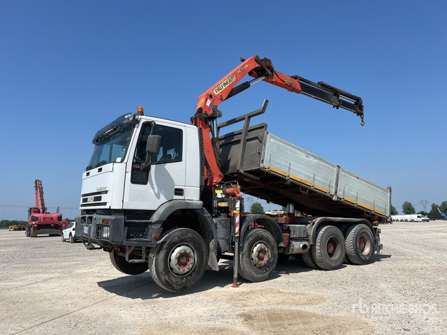 2000 Iveco Eurotrakker 1999 Palfinger PK16000 5550 kg ... Dump Truck with Crane - Tipper, Crane truck: picture 2 2000 Iveco Eurotrakker 1999 Palfinger PK16000 5550 kg ... Dump Truck with Crane - Tipper, Crane truck: picture 2