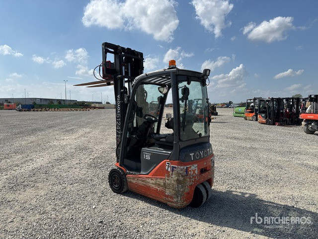 2017 Toyota 8FBET15 1500 kg Electric Forklift - Electric forklift: picture 3 2017 Toyota 8FBET15 1500 kg Electric Forklift - Electric forklift: picture 3