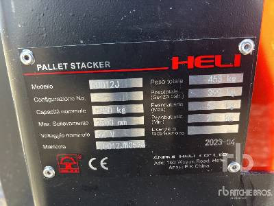 HELI CDD12J 1200 kg (Unused) - Electric forklift: picture 5 HELI CDD12J 1200 kg (Unused) - Electric forklift: picture 5