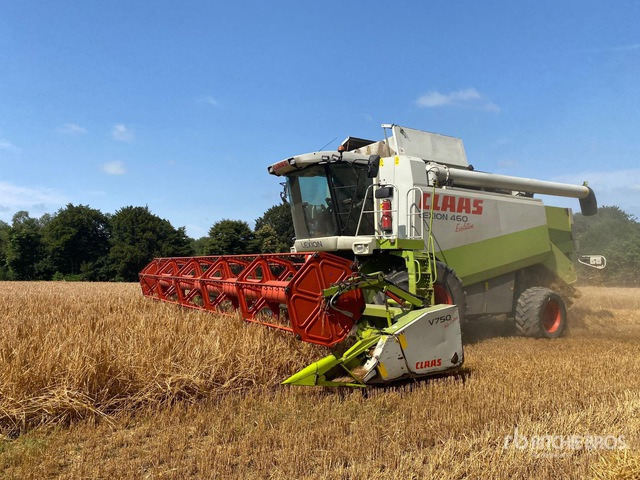 2003 Claas Lexion 460 Evolution Caterpillar C9 engine, with hea ... Combine Harvester - Combine harvester: picture 1 2003 Claas Lexion 460 Evolution Caterpillar C9 engine, with hea ... Combine Harvester - Combine harvester: picture 1