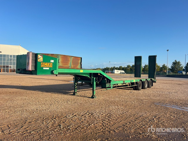 2007 ACTM S46315R Semi-Remorque Porte-Engins 3 Es ... Lowboy Trailer - Low loader semi-trailer: picture 2 2007 ACTM S46315R Semi-Remorque Porte-Engins 3 Es ... Lowboy Trailer - Low loader semi-trailer: picture 2