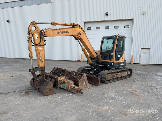 2014 Hyundai R80CR-9 Mini-Pelle Mini Excavator: <6.6t - Mini excavator: picture 2 2014 Hyundai R80CR-9 Mini-Pelle Mini Excavator: <6.6t - Mini excavator: picture 2
