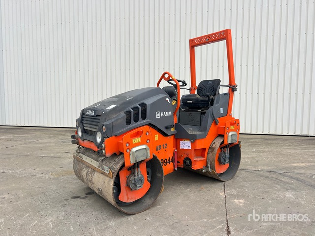 2019 Hamm HD12VV Compacteur Vibrant Tandem Double Drum Roller - Road roller: picture 1 2019 Hamm HD12VV Compacteur Vibrant Tandem Double Drum Roller - Road roller: picture 1