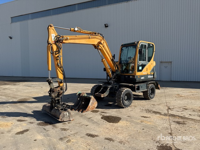 Hyundai R55W9 Pelle hydraulique sur roues - Wheel excavator: picture 1 Hyundai R55W9 Pelle hydraulique sur roues - Wheel excavator: picture 1