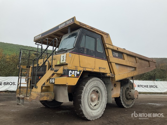 1999 Cat 771D Haul Truck - Rigid dumper/ Rock truck: picture 2 1999 Cat 771D Haul Truck - Rigid dumper/ Rock truck: picture 2